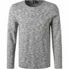 Strellson Pullover Conrad 30028041/031 Regular Fit, Baumwolle, Hellgrau-wollweiß meliert, Hellgrau