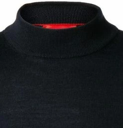 HUGO Pullover San Matteo 50455992/410 Stehkragenpullover, Schurwolle, Navy -striangebote 373169 norm2