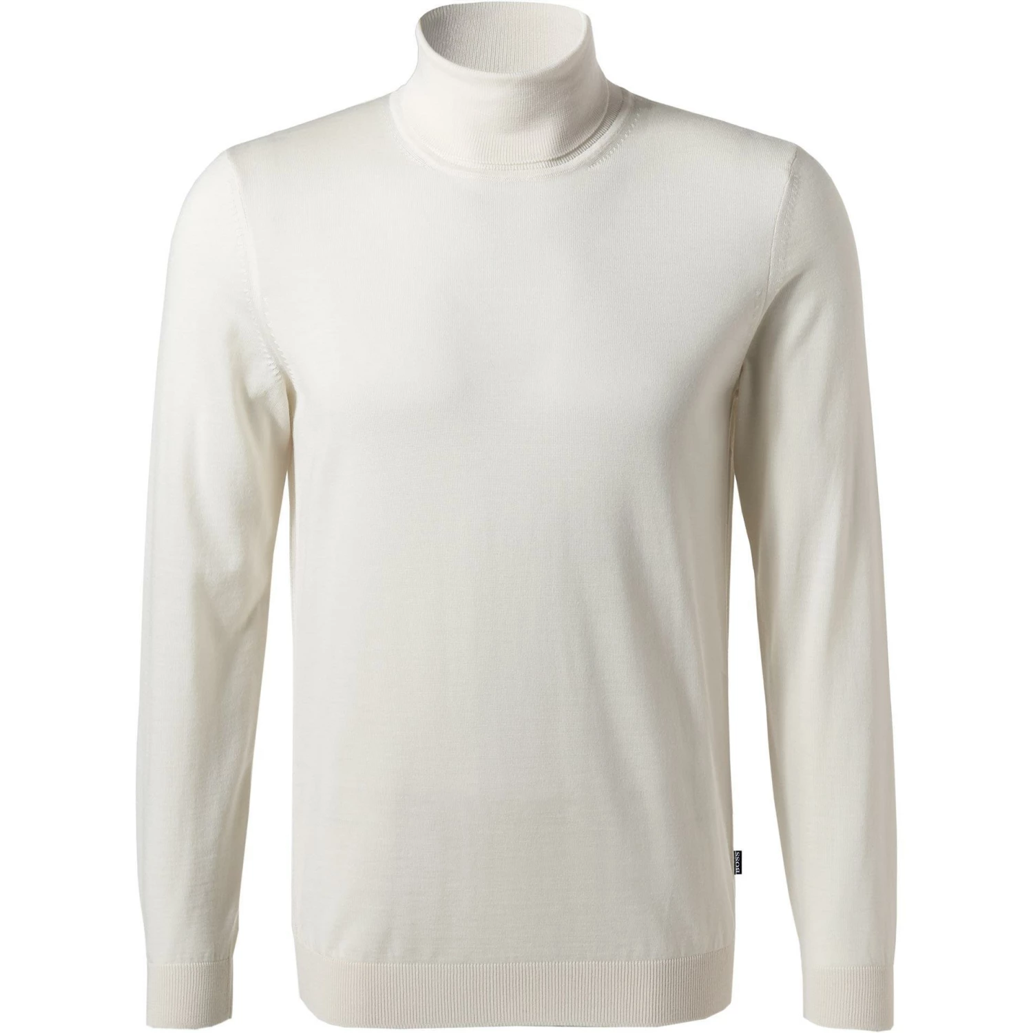 BOSS Rollkragenpullover Musso 50392083/131 Schurwolle, Ecru, Wollweiß 3 BOSS Rollkragenpullover Musso 50392083/131 Schurwolle, Ecru, Wollweiß