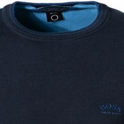 BOSS Pullover Ritom 50456098/410 Baumwolle, Navy 9 BOSS Pullover Ritom 50456098/410 Baumwolle, Navy -striangebote 373175 norm2