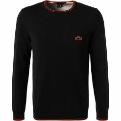 BOSS Pullover Ritom 50456098/001 Baumwolle, Schwarz