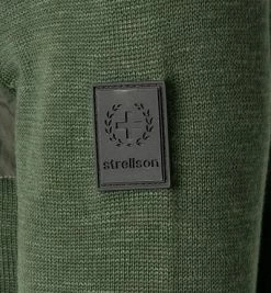 Strellson Strickjacke Albany 30028922/311 Regular Fit, Baumwolle, Jägergrün -striangebote 373234 norm3