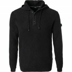 JOOP! Pullover Henner 30029737/405 Modern Fit, Baumwolle, Nachtblau, Dunkelblau