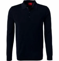HUGO Pullover San Pepe 50456240/410 Schurwolle, Navy -striangebote 373308 norm