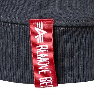 ALPHA INDUSTRIES Sweatshirt Basic 178302/02 Baumwolle, Navy 6 ALPHA INDUSTRIES Sweatshirt Basic 178302/02 Baumwolle, Navy – Bild 4