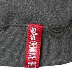 ALPHA INDUSTRIES Sweatshirt Basic 178302/597 Baumwolle, Dunkelgrau meliert, Dunkelgrau 10 ALPHA INDUSTRIES Sweatshirt Basic 178302/597 Baumwolle, Dunkelgrau meliert, Dunkelgrau -striangebote 373421 norm3