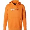 ALPHA INDUSTRIES Hoodie Alpha Label 118331/429 Baumwolle, Orange 2 ALPHA INDUSTRIES Hoodie Alpha Label 118331/429 Baumwolle, Orange -striangebote 373425 master