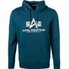 ALPHA INDUSTRIES Hoodie Basic 178312/579 Baumwolle, Navy, Naval blue -striangebote 373431 master