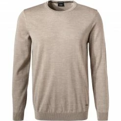 JOOP! Pullover Denny 30027908/259 Merinowolle extrafein, Beige meliert, Beige
