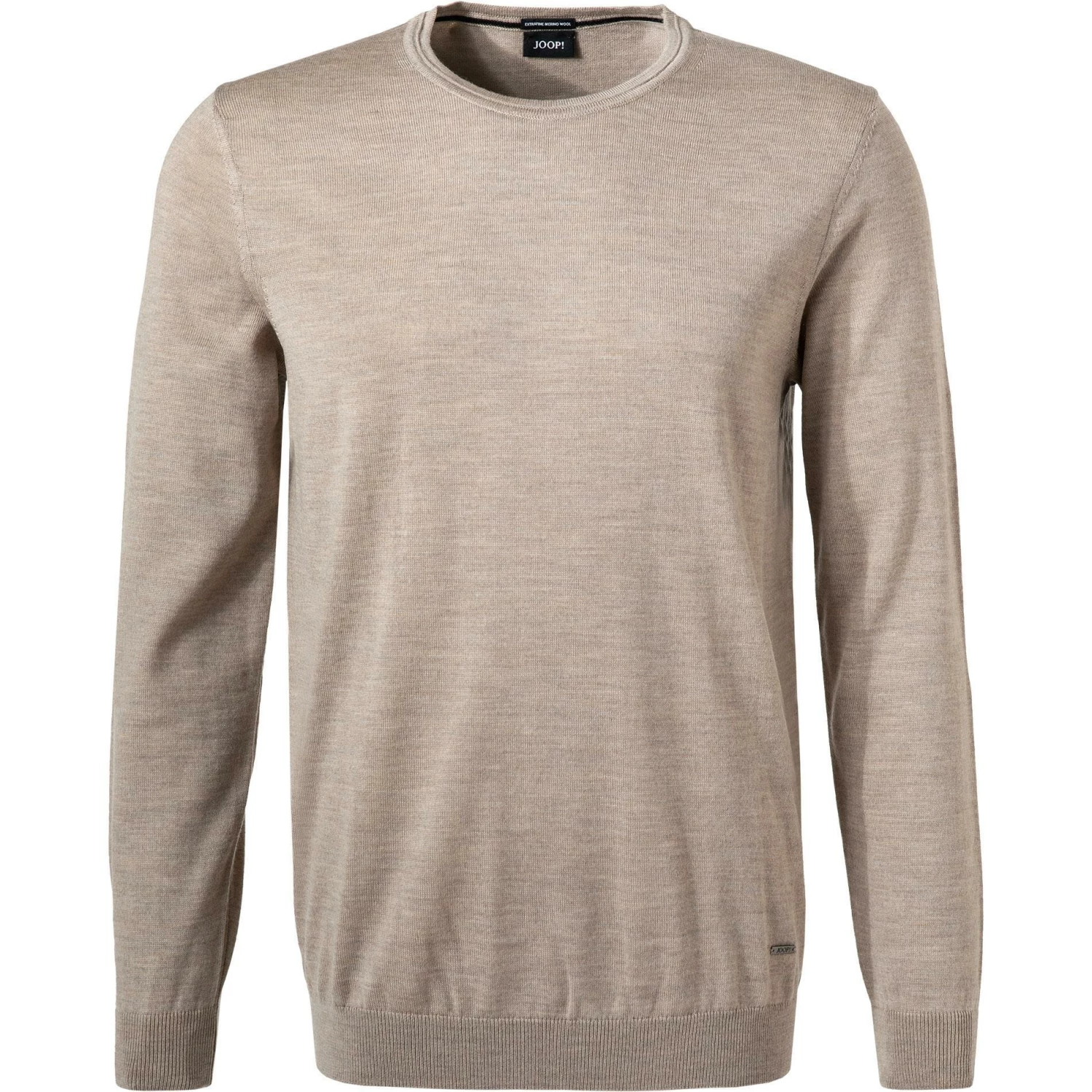 JOOP! Pullover Denny 30027908/259 Merinowolle extrafein, Beige meliert, Beige 3 JOOP! Pullover Denny 30027908/259 Merinowolle extrafein, Beige meliert, Beige