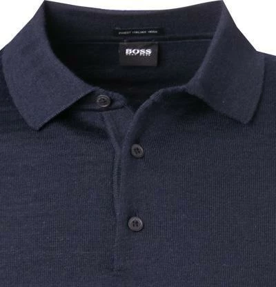BOSS Pullover Bono 50435429/402 Schurwolle, Dunkelblau 5 BOSS Pullover Bono 50435429/402 Schurwolle, Dunkelblau – Bild 3