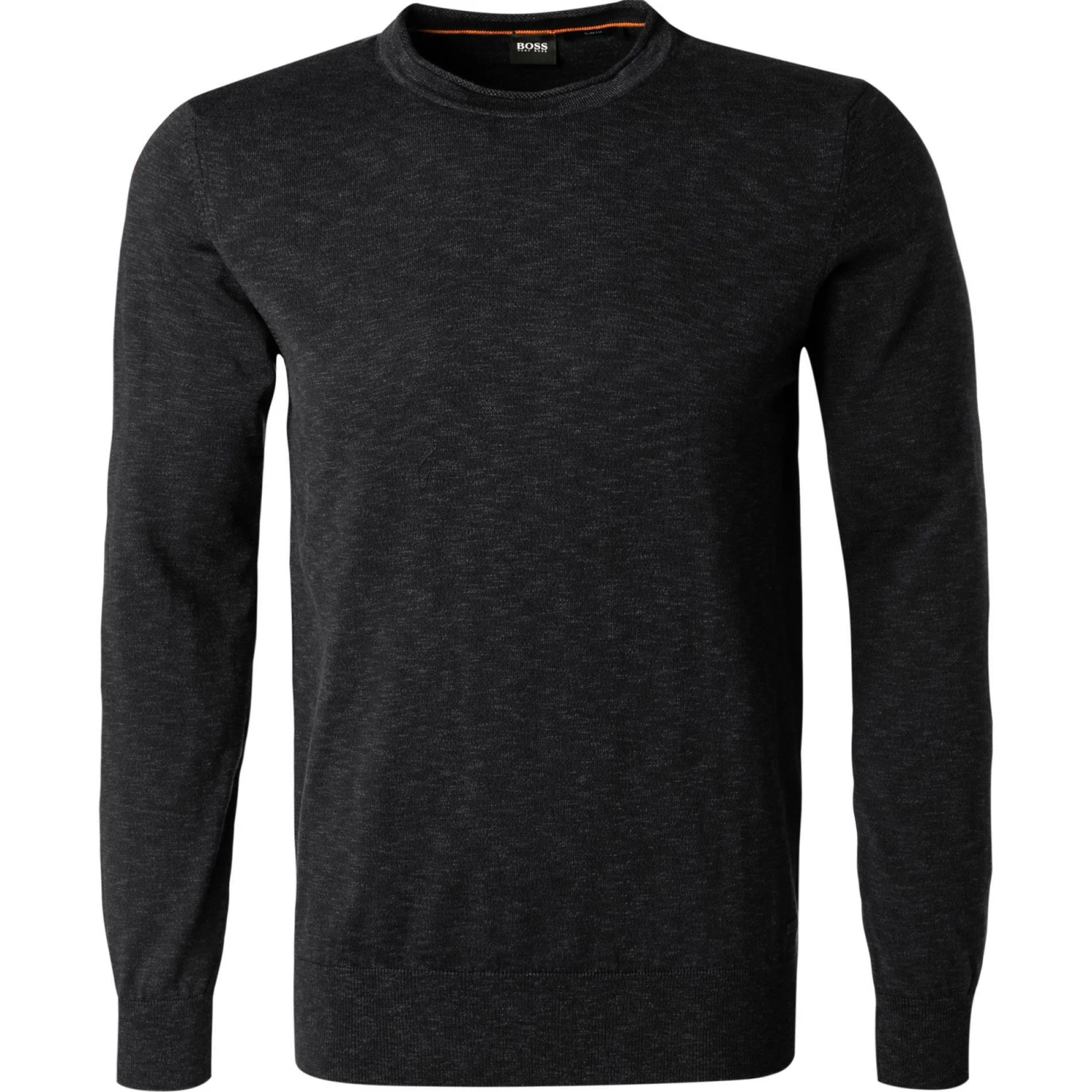 BOSS Pullover Kamnioda 50454925/001 Slim Fit, Baumwolle, Schwarz meliert, Schwarz 3 BOSS Pullover Kamnioda 50454925/001 Slim Fit, Baumwolle, Schwarz meliert, Schwarz