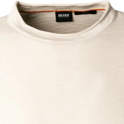BOSS Pullover Kamnioda 50454925/131 Slim Fit, Baumwolle, Ecru meliert, Ecru 5 BOSS Pullover Kamnioda 50454925/131 Slim Fit, Baumwolle, Ecru meliert, Ecru – Bild 3