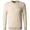 BOSS Pullover Akoriano 50455359/131 Wolle-Alpaka, Ecru
