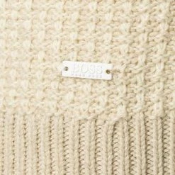 BOSS Pullover Akoriano 50455359/131 Wolle-Alpaka, Ecru -striangebote 373588 norm3