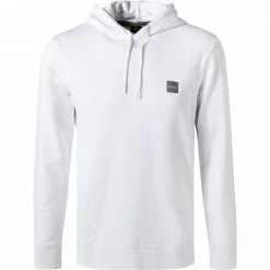 BOSS Hoodie Wetalk 50462776/100 Baumwolle, Weiß