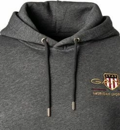 Gant Hoodie 2047076/95 Baumwolle, Anthrazit meliert, Anthrazit -striangebote 373606 norm2