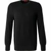 HUGO Pullover San Clemens 50457332/001 Bio Baumwolle, Schwarz 1 HUGO Pullover San Clemens 50457332/001 Bio Baumwolle, Schwarz -striangebote 373608 master