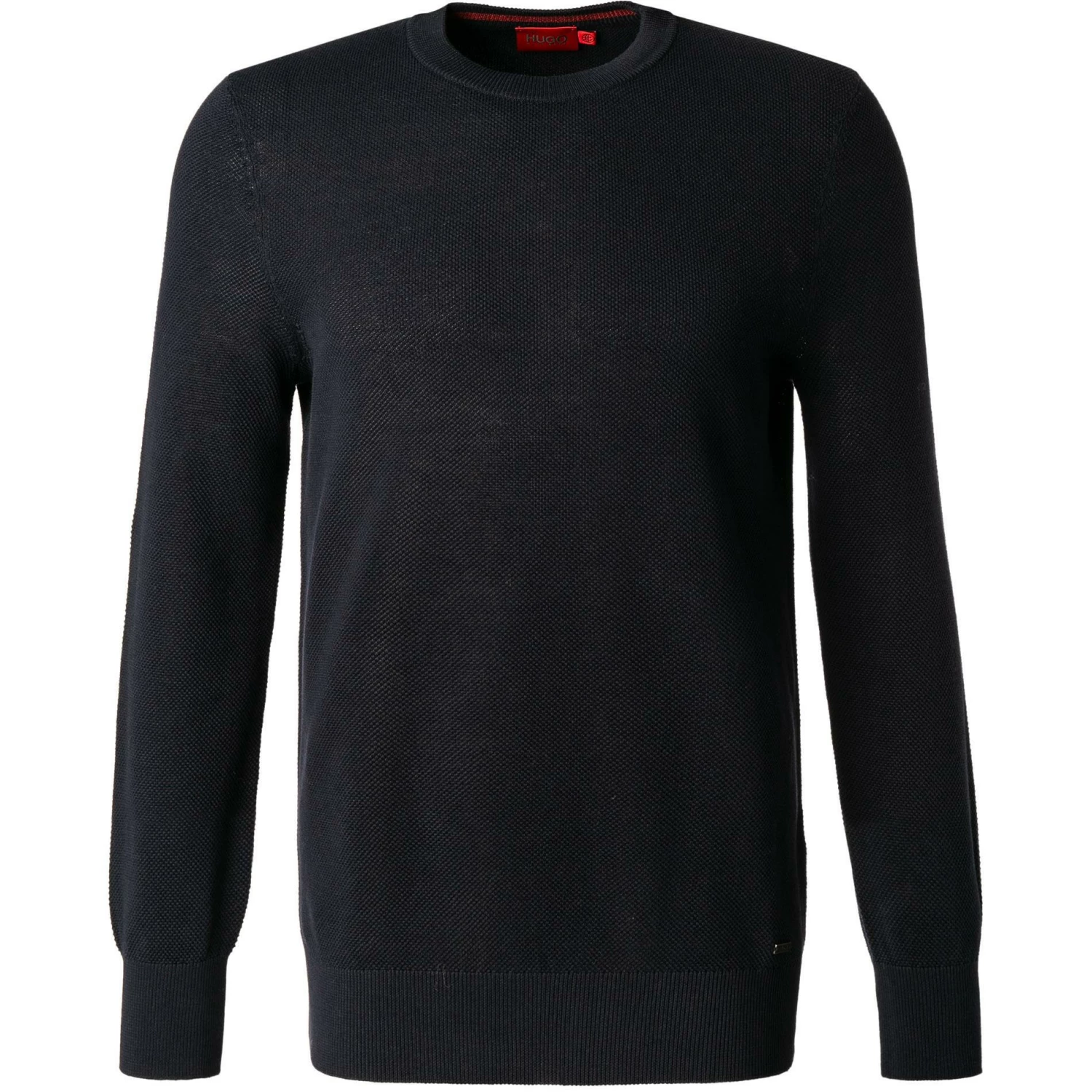 HUGO Pullover San Clemens 50457332/410 Bio Baumwolle, Navy 3 HUGO Pullover San Clemens 50457332/410 Bio Baumwolle, Navy