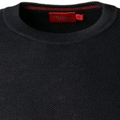 HUGO Pullover San Clemens 50457332/410 Bio Baumwolle, Navy 9 HUGO Pullover San Clemens 50457332/410 Bio Baumwolle, Navy -striangebote 373609 norm2