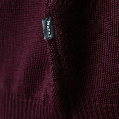 Maerz Pullover 470500/466 Modern Fit, Merinowolle, Kastanie 6 Maerz Pullover 470500/466 Modern Fit, Merinowolle, Kastanie – Bild 4