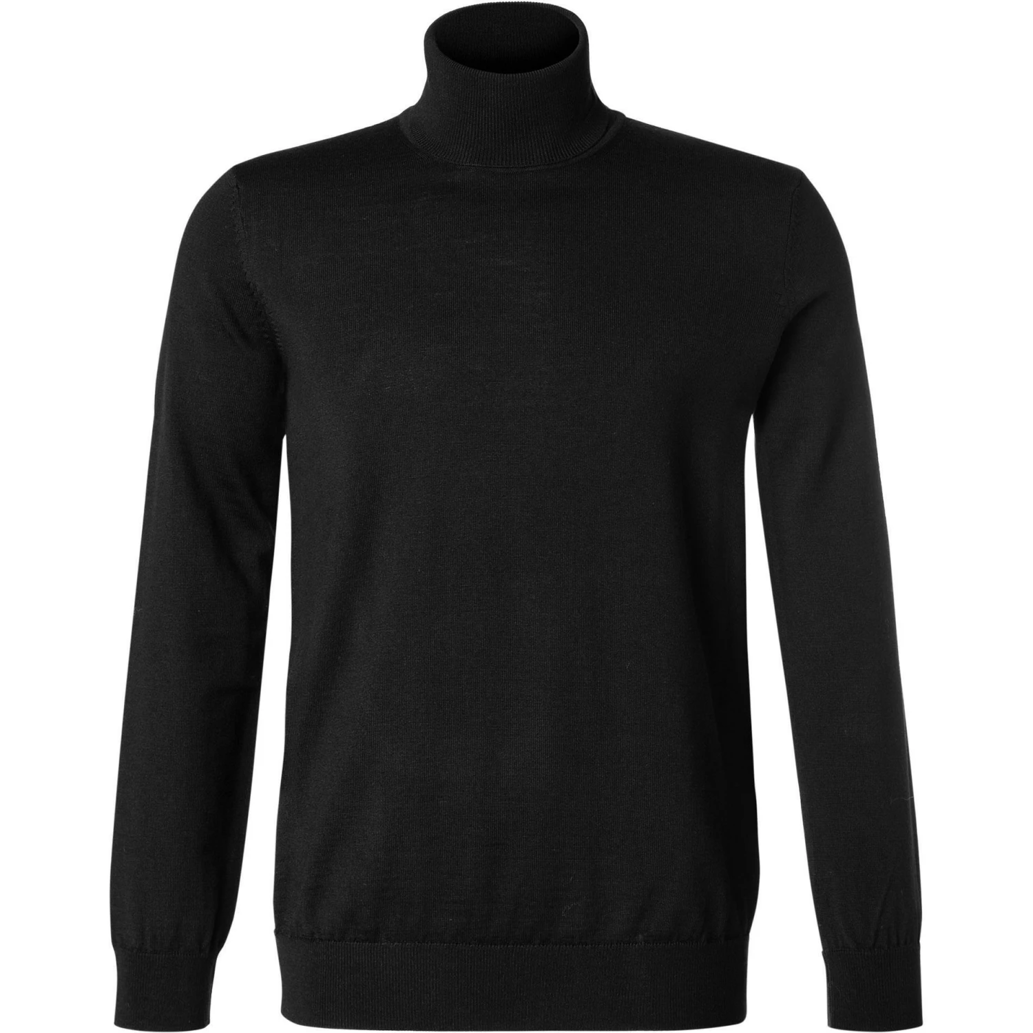 HUGO Pullover San Thomas 50455988/001 Rollkragenpullover, Schurwolle, Schwarz 3 HUGO Pullover San Thomas 50455988/001 Rollkragenpullover, Schurwolle, Schwarz