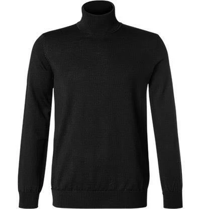HUGO Pullover San Thomas 50455988/001 Rollkragenpullover, Schurwolle, Schwarz 4 HUGO Pullover San Thomas 50455988/001 Rollkragenpullover, Schurwolle, Schwarz – Bild 2