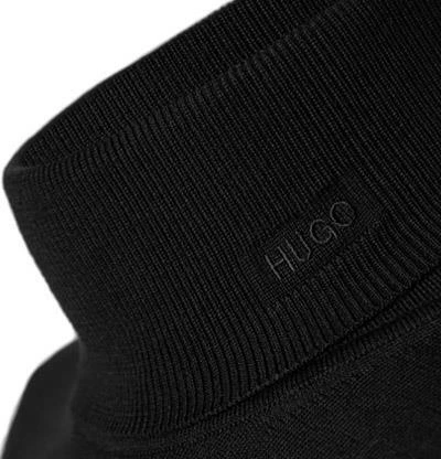 HUGO Pullover San Thomas 50455988/001 Rollkragenpullover, Schurwolle, Schwarz 6 HUGO Pullover San Thomas 50455988/001 Rollkragenpullover, Schurwolle, Schwarz – Bild 4