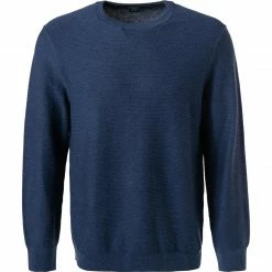OLYMP Casual Modern Fit Pullover 5301/85/15 Baumwolle, Blau meliert, Blau