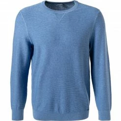 OLYMP Casual Modern Fit Pullover 5301/85/11 Baumwolle, Bleu meliert, Bleu