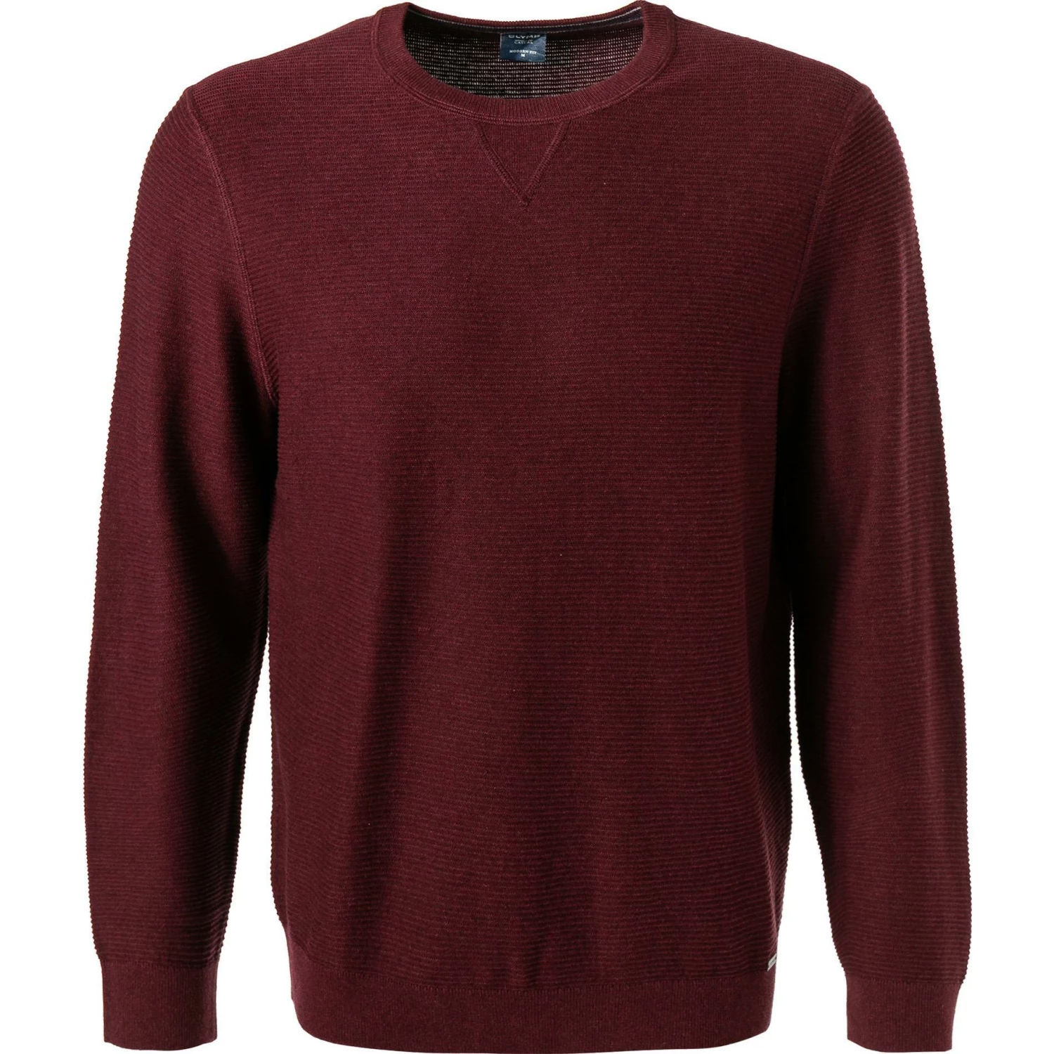 OLYMP Casual Modern Fit Pullover 5301/85/70 Baumwolle, Barolo meliert, Barolo 3 OLYMP Casual Modern Fit Pullover 5301/85/70 Baumwolle, Barolo meliert, Barolo