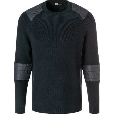 KARL LAGERFELD Pullover 655031/0/512301/690 Baumwolle, Nachtblau 4 KARL LAGERFELD Pullover 655031/0/512301/690 Baumwolle, Nachtblau – Bild 2