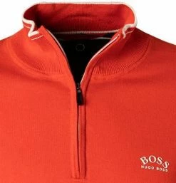 BOSS Pullover Zitom 50456100/821 Troyer, Baumwolle, Rotorange -striangebote 374014 norm2