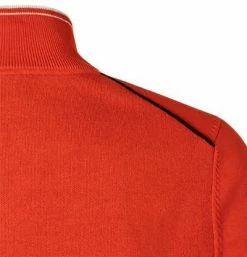 BOSS Pullover Zitom 50456100/821 Troyer, Baumwolle, Rotorange -striangebote 374014 norm3