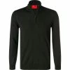 HUGO Pullover San Gottardo 50455990/001 Troyer, Schurwolle, Schwarz