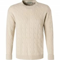roberto collina Pullover ARC6/04 Wolle-Kaschmir, Beige