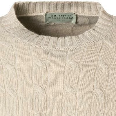 roberto collina Pullover ARC6/04 Wolle-Kaschmir, Beige 5 roberto collina Pullover ARC6/04 Wolle-Kaschmir, Beige – Bild 3