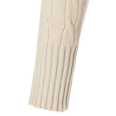 roberto collina Pullover ARC6/04 Wolle-Kaschmir, Beige 6 roberto collina Pullover ARC6/04 Wolle-Kaschmir, Beige – Bild 4