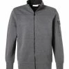 Calvin Klein Sweatjacke K10K107707/P4E Bio Baumwolle, Dunkelgrau meliert, Dunkelgrau -striangebote 374395 norm