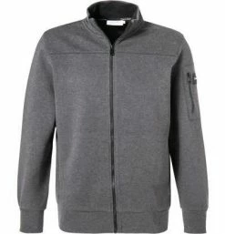Calvin Klein Sweatjacke K10K107707/P4E Bio Baumwolle, Dunkelgrau meliert, Dunkelgrau