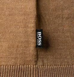 BOSS Pullover Bjarno 50416987/262 Schurwolle, Hellbraun -striangebote 374597 norm3