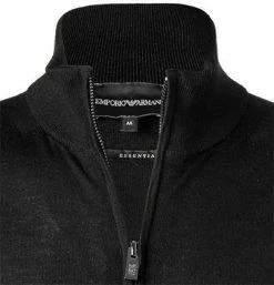 EMPORIO ARMANI Cardigan 8N1MUZ/1MJXZ/0999 Schurwolle, Schwarz -striangebote 374609 norm2