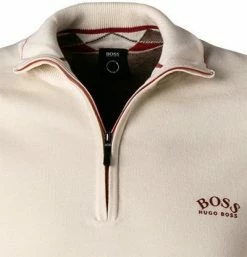 BOSS Pullover Zitom 50456100/131 Troyer, Baumwolle, Ecru 9 BOSS Pullover Zitom 50456100/131 Troyer, Baumwolle, Ecru -striangebote 374672 norm2