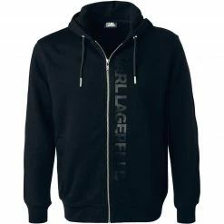 KARL LAGERFELD Sweatjacke 705041/0/512910/690 Baumwolle, Dunkelblau, Nachtblau