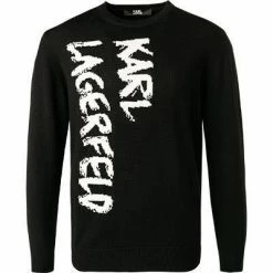 KARL LAGERFELD Pullover 655025/0/512399/990 Merinowolle, Schwarz-weiß, Schwarz 8 KARL LAGERFELD Pullover 655025/0/512399/990 Merinowolle, Schwarz-weiß, Schwarz -striangebote 374792 norm