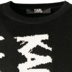 KARL LAGERFELD Pullover 655025/0/512399/990 Merinowolle, Schwarz-weiß, Schwarz 9 KARL LAGERFELD Pullover 655025/0/512399/990 Merinowolle, Schwarz-weiß, Schwarz -striangebote 374792 norm2