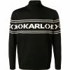 KARL LAGERFELD Pullover 655027/0/512399/990 Rollkragenpullover, Merinowolle, Schwarz-weiß, Schwarz 2 KARL LAGERFELD Pullover 655027/0/512399/990 Rollkragenpullover, Merinowolle, Schwarz-weiß, Schwarz -striangebote 374794 master