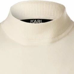 KARL LAGERFELD Pullover 655002/0/512399/80 Stehkragenpullover, Merinowolle, Creme, Champagne -striangebote 374802 norm2