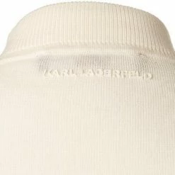 KARL LAGERFELD Pullover 655002/0/512399/80 Stehkragenpullover, Merinowolle, Creme, Champagne -striangebote 374802 norm3