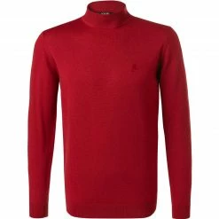 KARL LAGERFELD Pullover 655002/0/512399/350 Stehkragenpullover, Merinowolle, Barolo, Rot